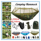 Ultralight Comfortable Hammock! Perfect for a Beach Swing, romantic rocking Bed or the Outdoors. So many great uses, such as; Backpacking, Survival or Travel. 