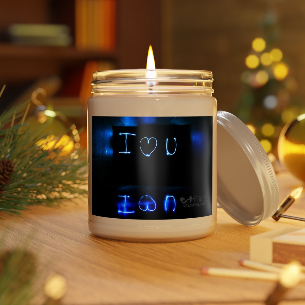  This custom candle jar can accommodate all your ideas, artwork, or inspirational quotes on its custom candle label. The candle itself is made 100% with a natural soy wax blend and cotton wick. Choose between ambrosial fragrances such as Vanilla Bean, Comfort Spice, and Sea Breeze.