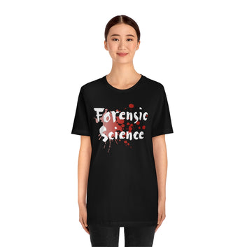 Soft cotton and quality Forensic Science print make users fall in love with it over and over again. These t-shirts have-ribbed knit collars to bolster shaping. The shoulders have taping for better fit over time. 