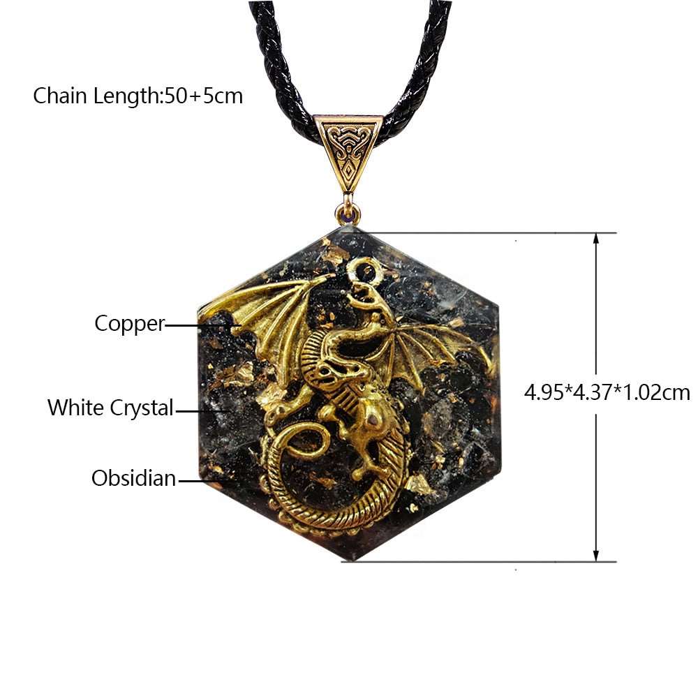 This powerful, geometric shaped Orgone Pendant aids in protection from harmful EMF frequencies while at the same time balancing your energy field. All our Orgonite Pendants feature my original artwork, made with love and positive intention.