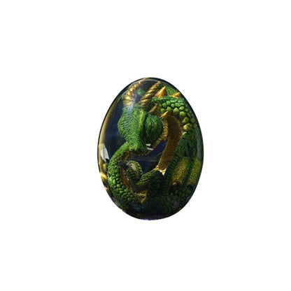 These dragon eggs are made of high-quality resin, crystal clear, strong and durable, not easy to damage and easy to store. This is the perfect mystical collection, own this dragon egg or give it to dragon fantasy lovers!