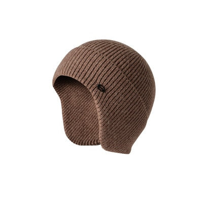 This warm imitation rabbit thermal knitted woolen beanie is soft and windproof, so it's great for outdoor sports yet nice for daily casual use as well.
